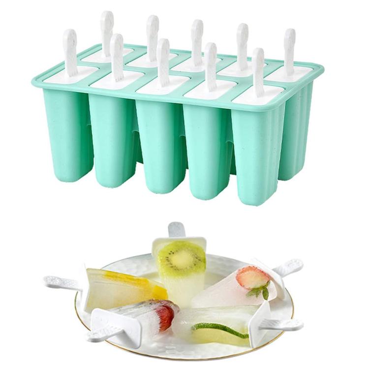 Silicone Ice Cube Mold Set: Long Strip, 6 Squares, 6 Balls, 15 Grids, 37 Grids, Skull Shapes with Lid.