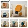 Geometric Abstract Lines Constitute The Perfect Pattern Art Decoration Cushion Cover Bedroom Sofa Office Pillow 45x45cm Linen