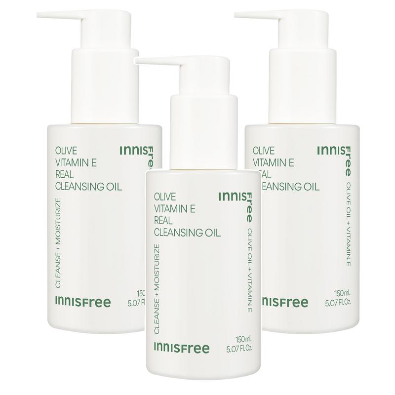 Innisfree Olive Vitamin E Real Cleansing Oil, 150ml, 3 pcs