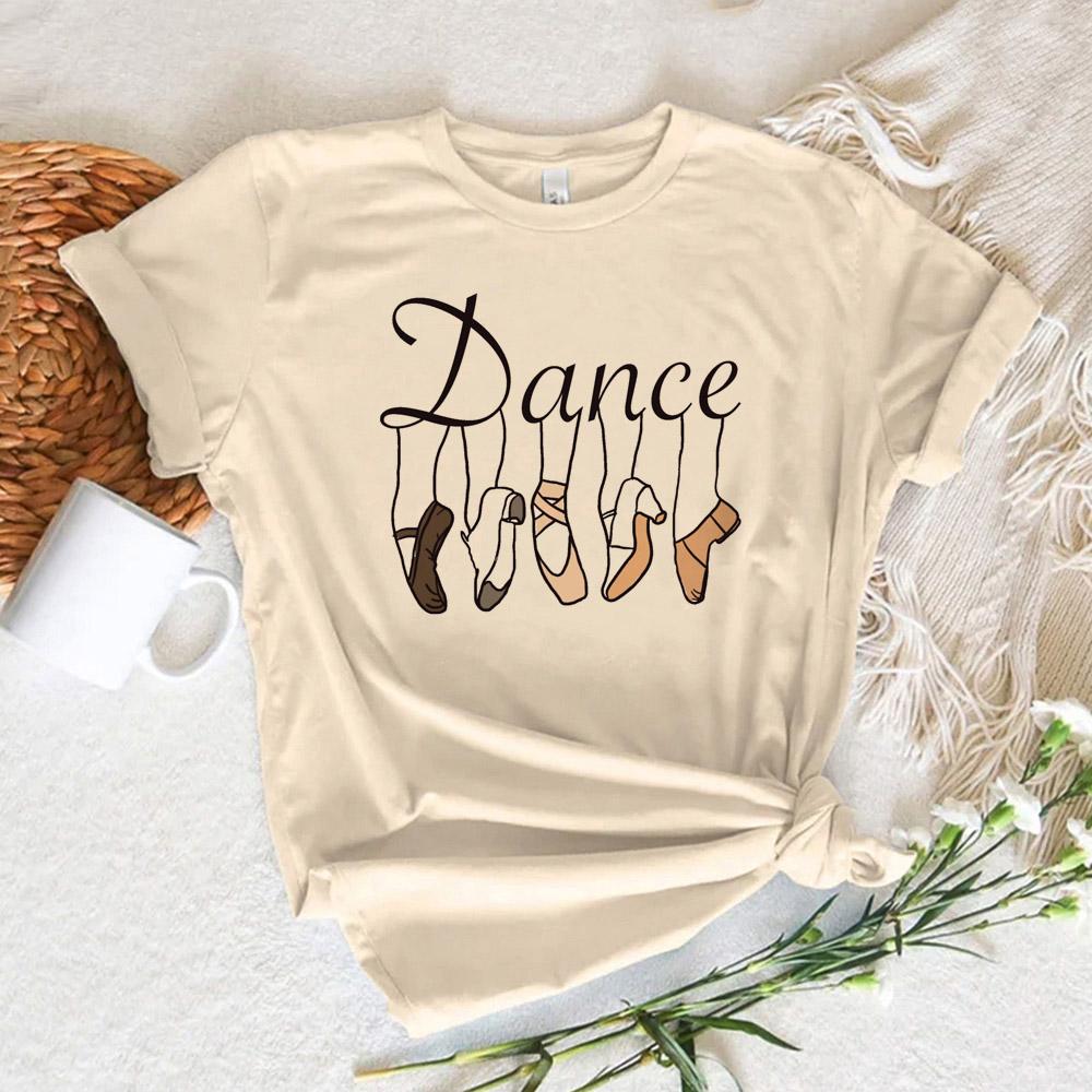 Love to Dance t shirt Women anime t shirt girl designer harajuku Unisexga clothes S
