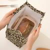 Flip Top Leopard Print Insulated Lunch Bag Leakproof Thermal Cooler Bag Thermal Lunch Box  Work