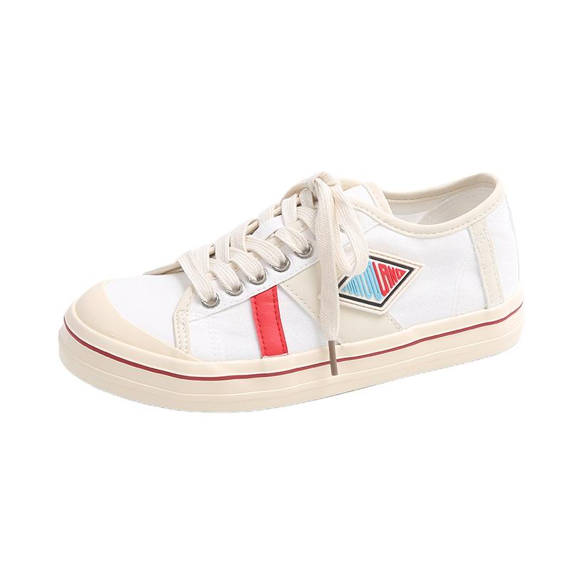 Dopamine color matching platform canvas shoes women's 2025 new fashion versatile comfortable breathable sports and leisure shoes
