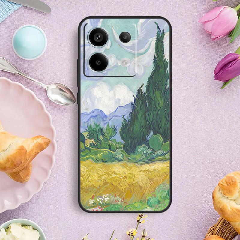 Van Gogh Oil Painting Case For Xiaomi Redmi Note 14 10 11 12 13 15 Pro Plus Cover For Redmi 15 15C 13C 12C 10C 14C