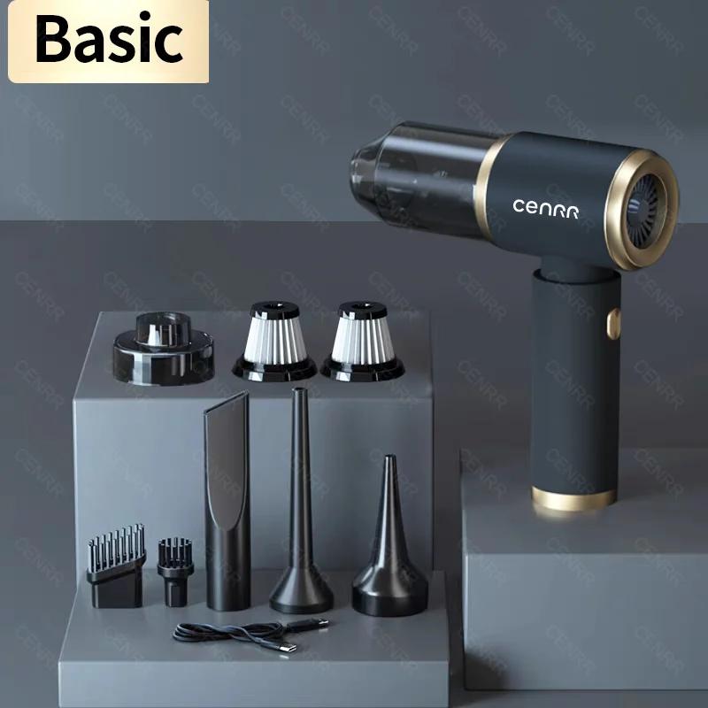 CENRR 140000PA Car Vacuum Cleaner Portable Mini Powerful Handheld Wireless Cleaner Strong Suction for Blower Home Appliance