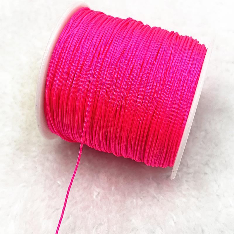 5yards 1.5mm Nylon Cord Thread Chinese Knot Macrame Cord Bracelet Braided String DIY Tassels Beading Shamballa Thread