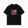 Plus Size 2025 New Ostravar Tiger Hand-painted Loose Cartoon Print Men's Women's Pure Cotton Short-sleeved T-shirt Ladies Tops