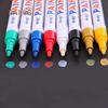 TA 12 Farben Wasserdicht Auto Reifen Reifen Lauffläche Gummi Metall Permanent Farbe Marker Stift Zubehör