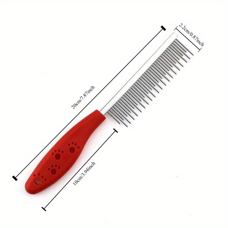 Stainless Steel Dog Comb Pet Hair Removal Shedding Pin Combs For Cat Dog Cleaning Grooming Tool