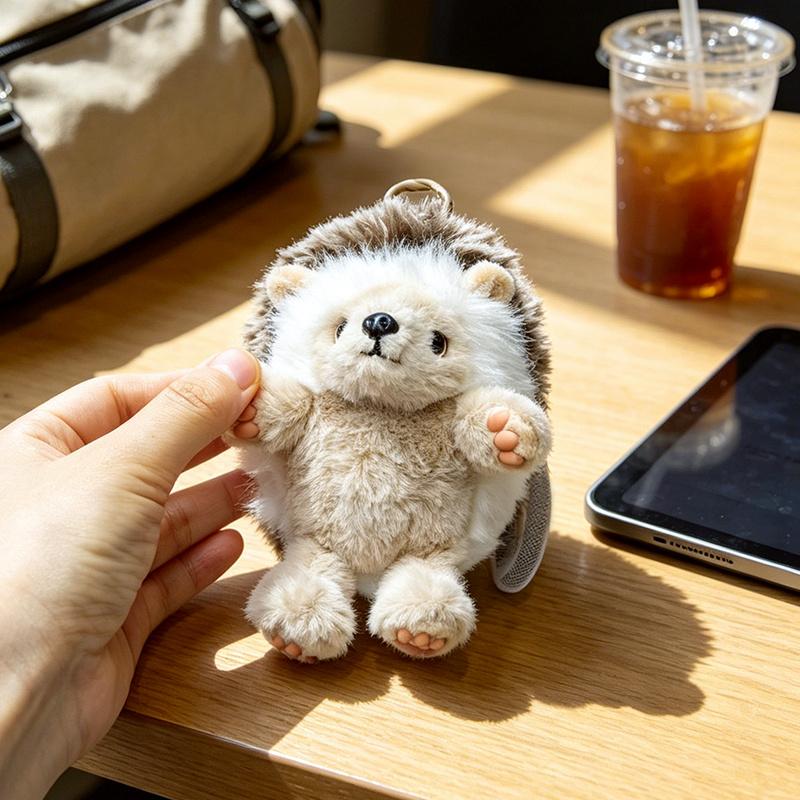 Adorabile Peluche Riccio Animale di Peluche Bambola Compagna per Dormire Per Decorazione Stanza Kawaii Regalo di Compleanno Carino Adulti