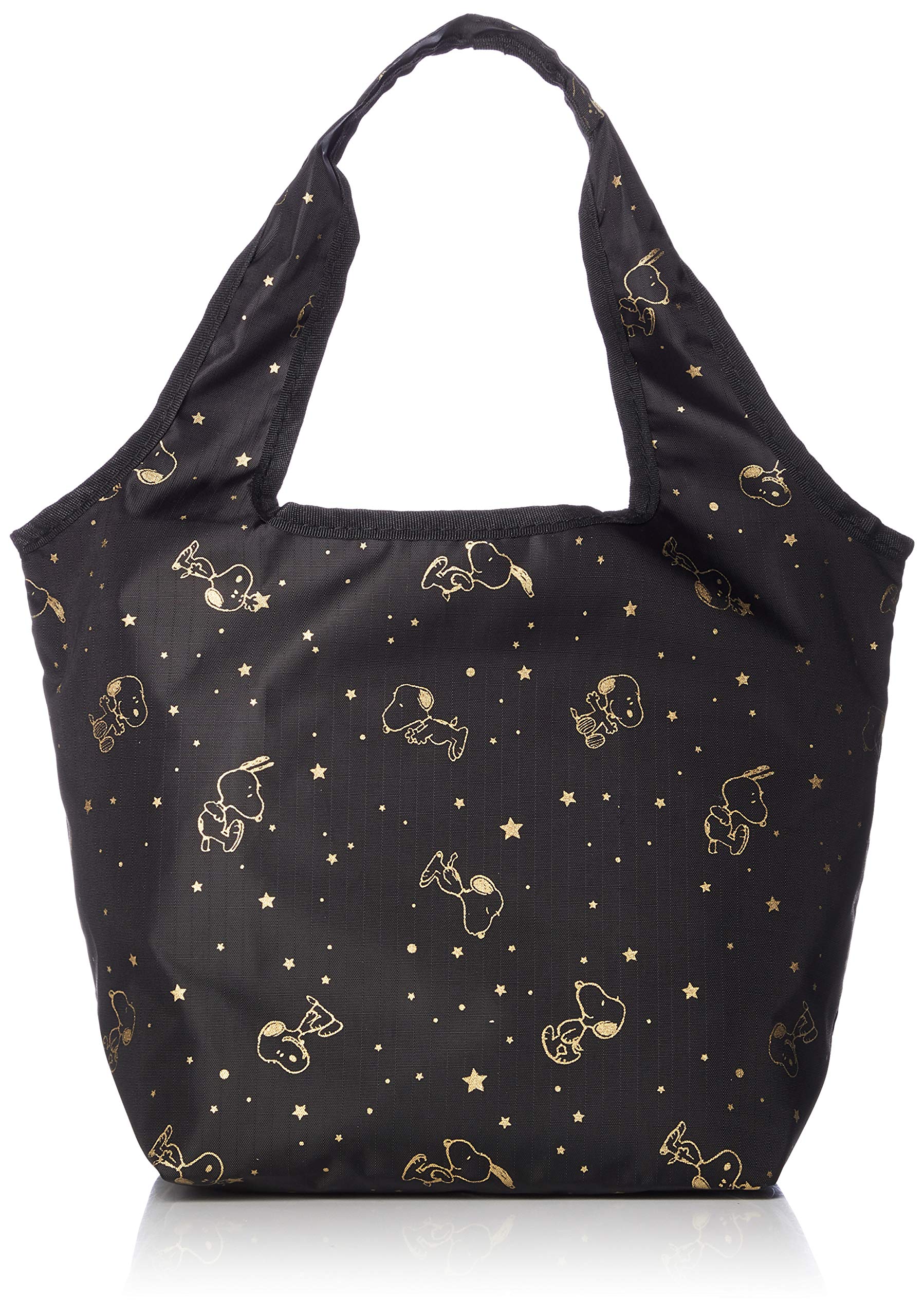 

Sifre Складна Еко PN66 Золота Зірка Чорна Сумка, Мала, Снупі, ECO0405, Жіноча,