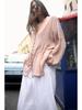 2025 Spring European & American Style Women's Long-Sleeve Belted Shirt - Versatile & Stylish