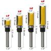 Pattern Bit Industrial 1/4inch Shank Top Bearing Flush Trim Pattern Router Bits