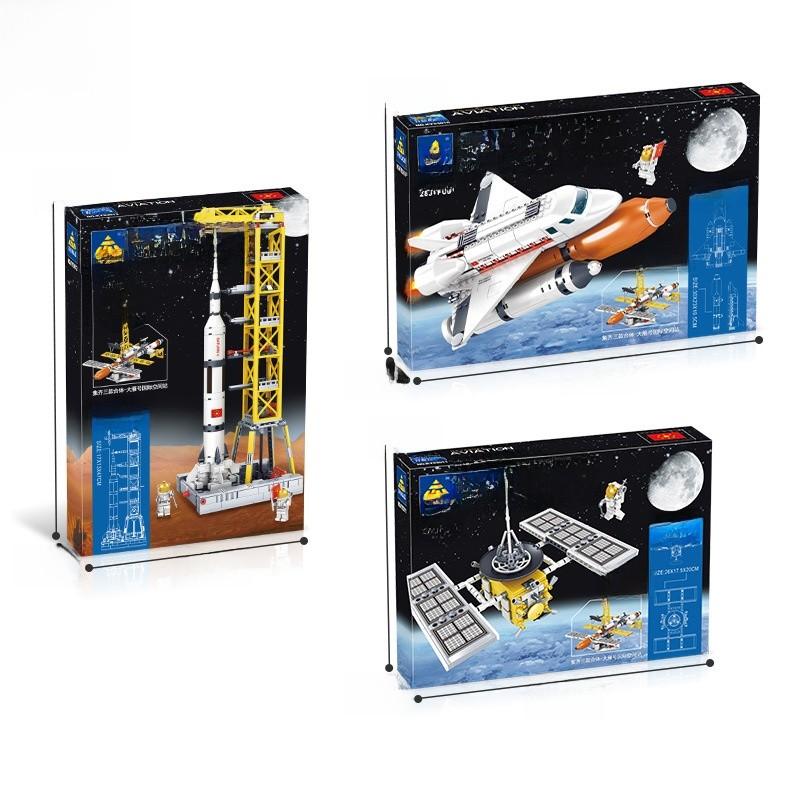 Launch Rocket Station And Spaceship Building Blocks For Children And Hobbyists