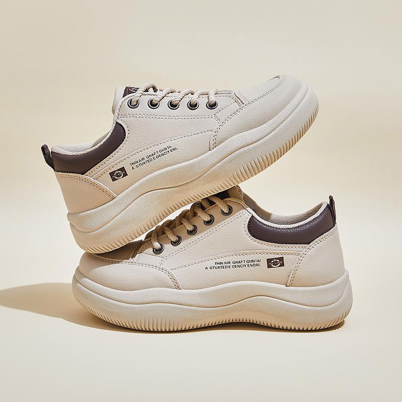 

Весенние новые маленькие белые туфли женские студенческие кроссовки на платформе, модная повседневная обувь 35 хаки