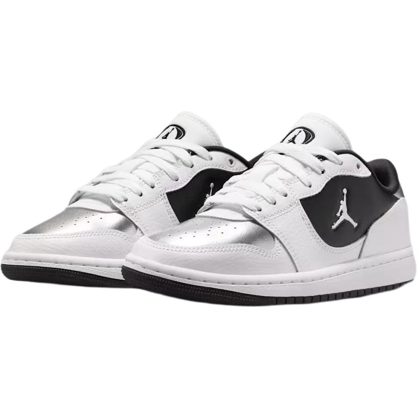 Jordan COURT CONNECT Low Top Basketball Shoes White Black Unisex IR2298-100