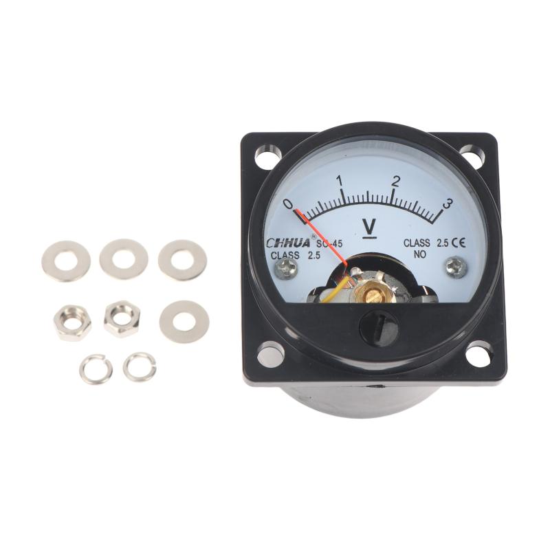 So-45 Analog Dc 1V-800V Voltmeter Sensitive Pointer Accurate Display Long Service Life For Electrical Testing Industrial Project