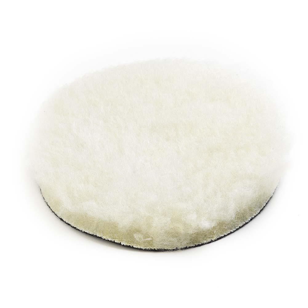 Artificial Wool Polishing Pads 4pcs 5inch for Buffing For Cleaning and Dust Removal with Soft Synthetic Fibers