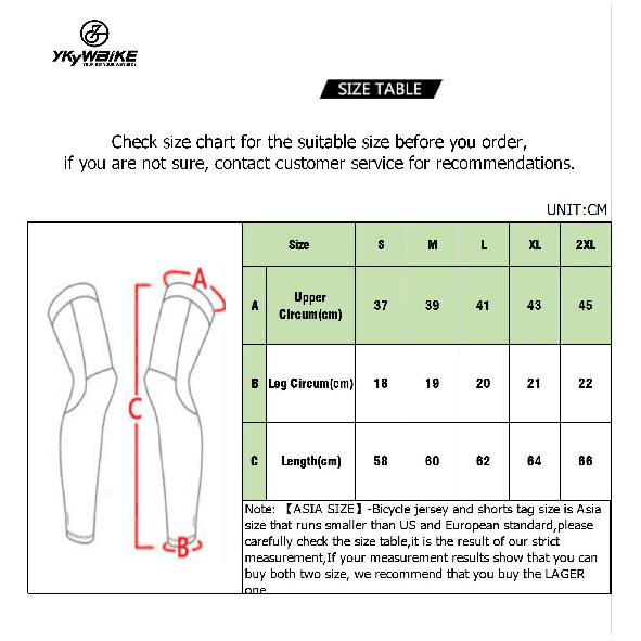 YKYW Winter Cycling Leg Brace for Men Women Thermal Fleece Pro Windproof Leg Sleeve Knee Sleeve MTB Bike Sports Protect Cover