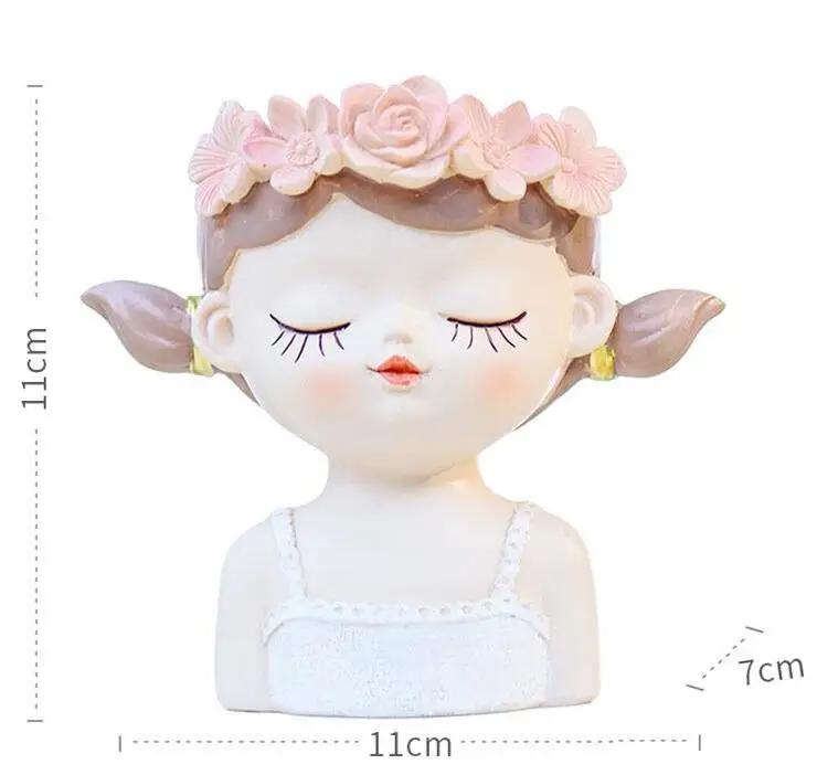 

Fairy Succulent Flowerpot Desktop Ornament Succulents Plant Potted Green Plants Vase Home Gardening