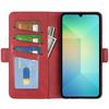 For Samsung Galaxy A06 5G Case Calf Texture Leather Wallet Phone Cover