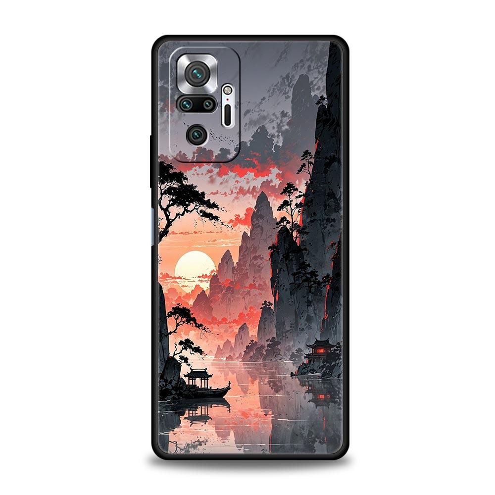 Landscape Japan Series Scenery Phone Case For Xiaomi Redmi Note 14 13 12 Pro Plus 5G 9S 9 10 11 4G 14C 13C 12C 10C 9C 9A Cover