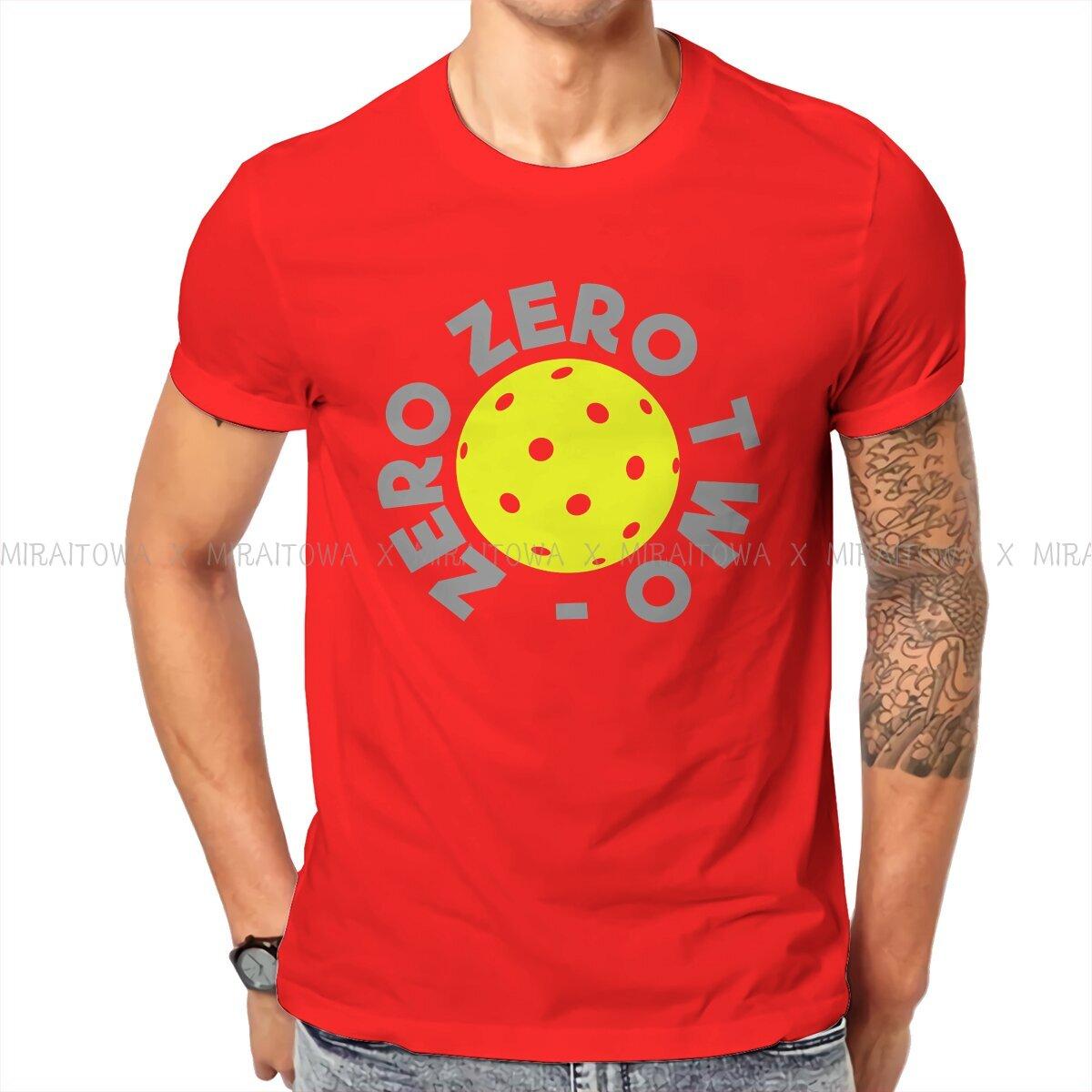 Пиклбол Спорт Новейшая Футболка для Мужчин Ноль Ноль Два Чистый Хлопок Футболка Хип-Хоп Подарок Одежда Для Активного Отдыха S