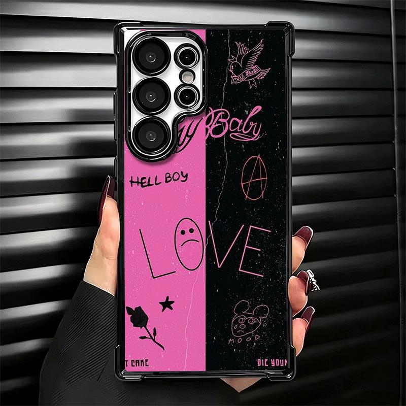 Lil Peep Hellboy Liebe Beschichtung Handyhülle Für Samsung Galaxy S24 S25 FE S26 Edge S23 Ultra S22 S21 Plus S20 Sturzfest Airbag Abdeckung