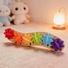 Busy DIY Wooden Colorful Caterpillar Activity Board for Kindergarten Teaching Aids
