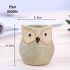 Japan-Korea Cartoon Owl Succulent Ceramic Flower Pot for Home and Garden