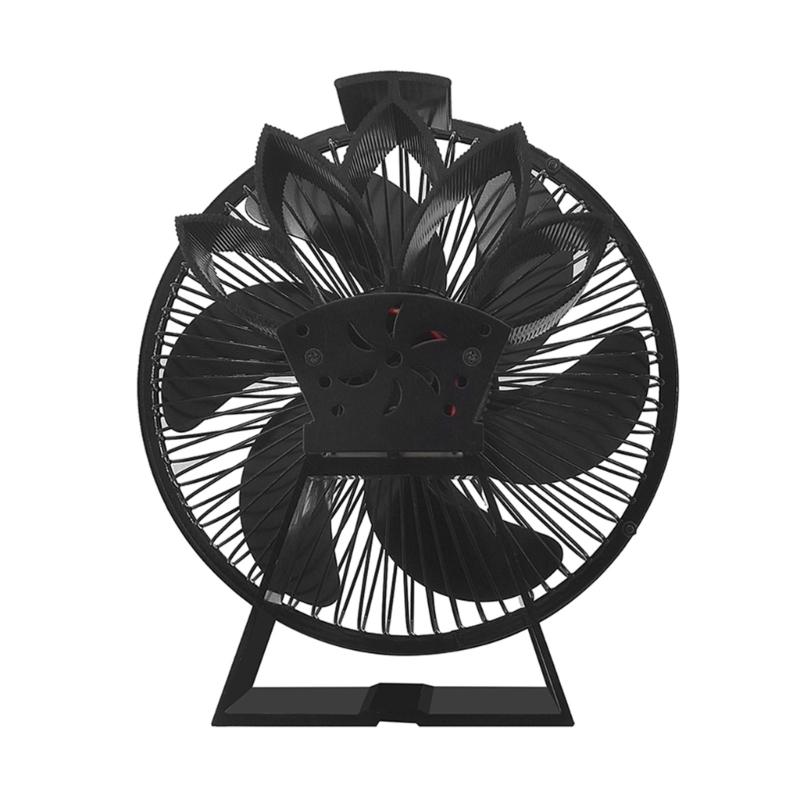 

Stylish Heat Powered Fan Heat Powered Stove Fan for Wood Stove Real time Temperature Monitoring,No Electricity Required 1