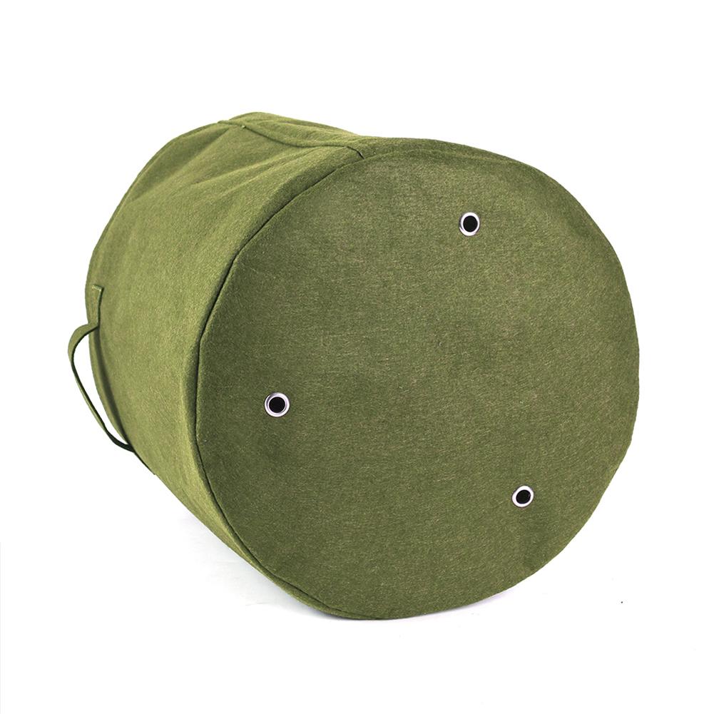 2mm Thick Felt Potato Grow Bag 8 Gallon 34x34cm Non woven Lining Green