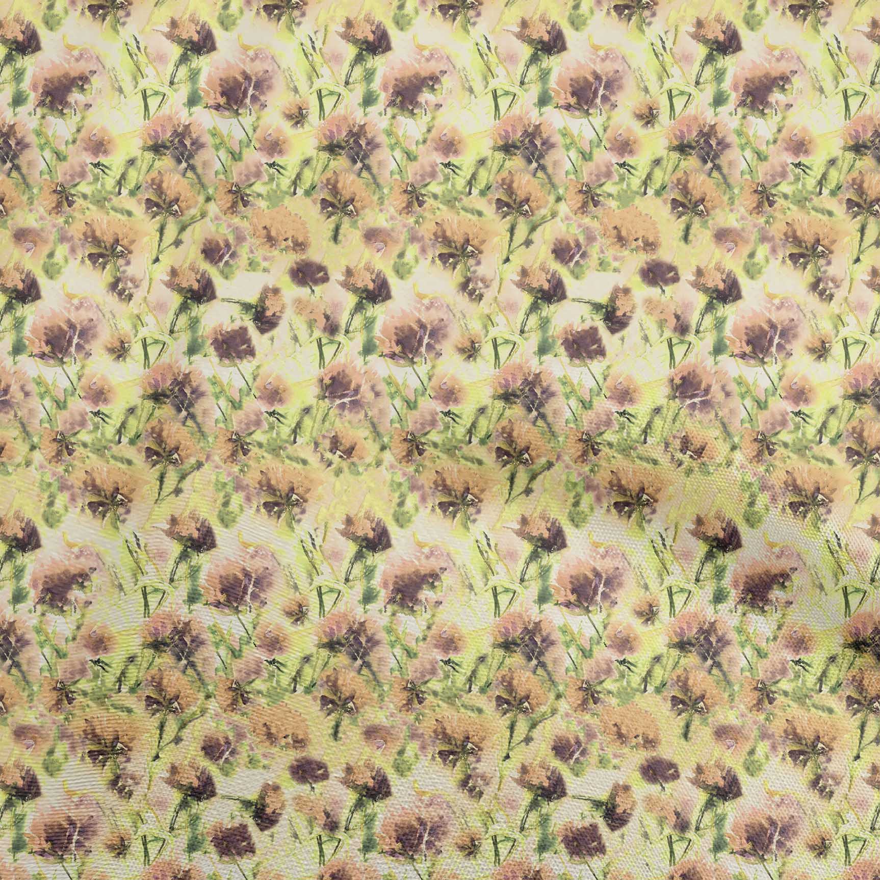 

oneOone Cotton Flex Peach Fabric Abstract Floral Dress Material Fabric Print Fabric By The Yard 40 Inch 42 Inch Wide - Viscose Chiffon жовтий