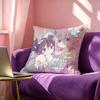 Cartoon Anime HHappy Sugar Life Manga Pillow Case Square DoubleSided Sofa Cushion Cover Bedroom Bedside Pillow