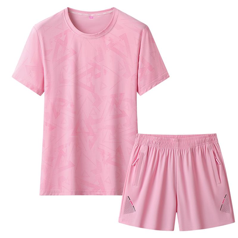 Short Sleeved Sports Suit Summer Loose Casual Two-piece Set