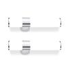 Bathroom Wall Sconce - NETTLIFE - 30 Cm - 6W - 4000K - IP44 - Chrome - Pack of 2