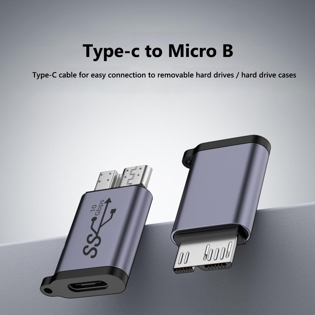 USB C To Micro B USB 3.0 Adapter Type C Female To Micro B Male Fast Charge USB Micro 3.0 To Type C Super Speed for Laptop HDD