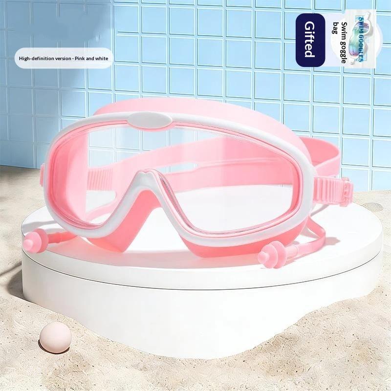 Professional Children Swimming Goggles Caps Waterproof Diving Goggles Anti Fog Competition Training Swimming For Boys Girls