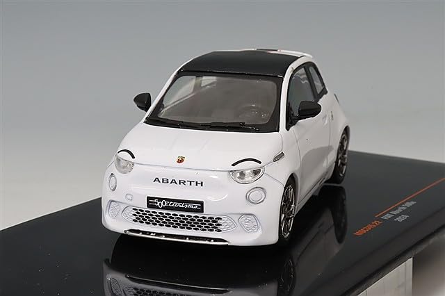 

Ixo 1/43 Fiat Abarth 500e 2024 White