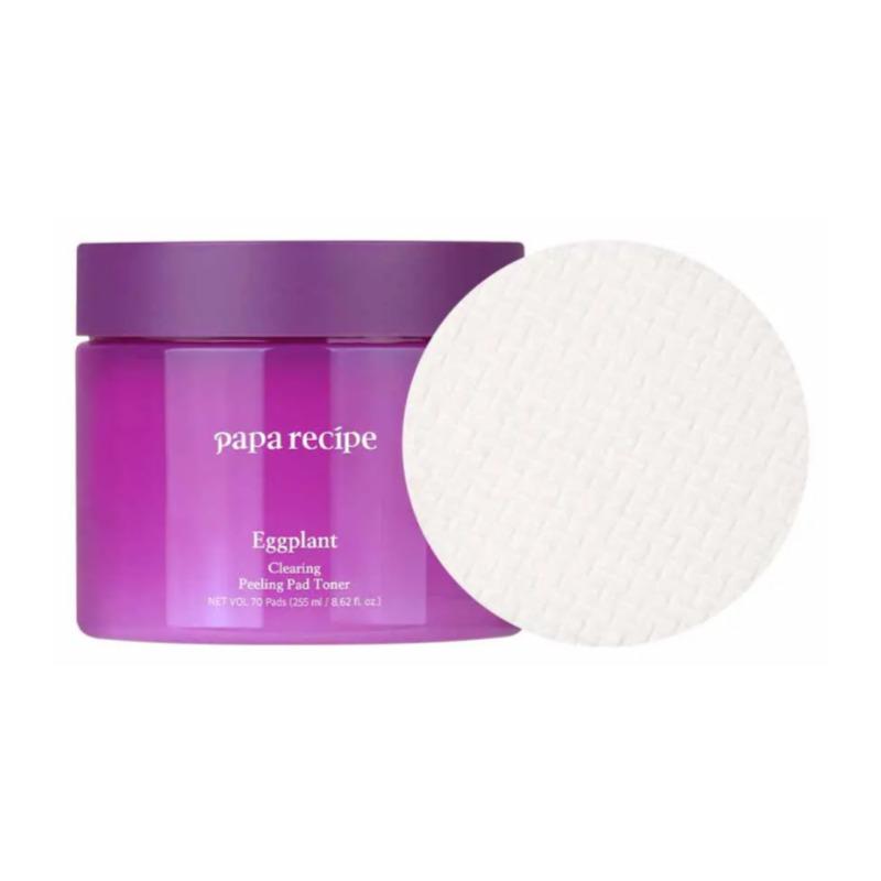 Papa Recipe Eggplant Clearing Moisture Exfoliating Peeling Pad Toner 70 Pads