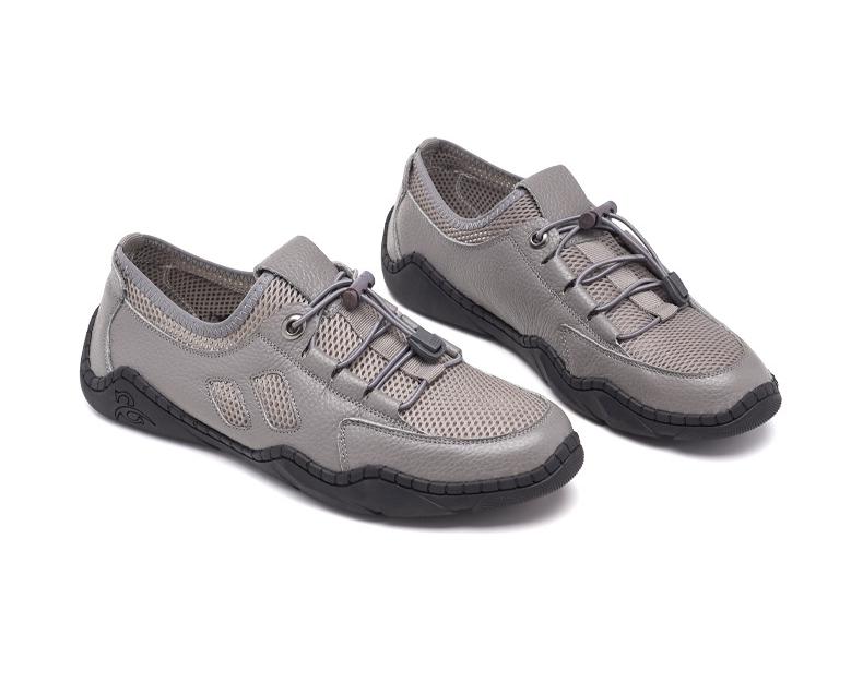 

Модная весенне-осенняя модная сетчатая платформа, полая дышащая обувь слипоны для мужчин, дизайнерская кожаная мягкая подошва, повседневные уличные мужские кроссовки 44