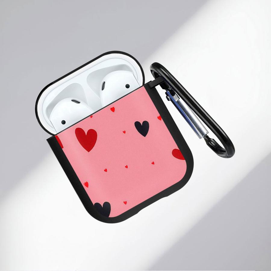 Retro Liebe Rot Schwarz Hülle Für Airpods 2 3 4 Pro2 Pro3 Pro 1 Weiche Kopfhörerhüllen Abdeckung