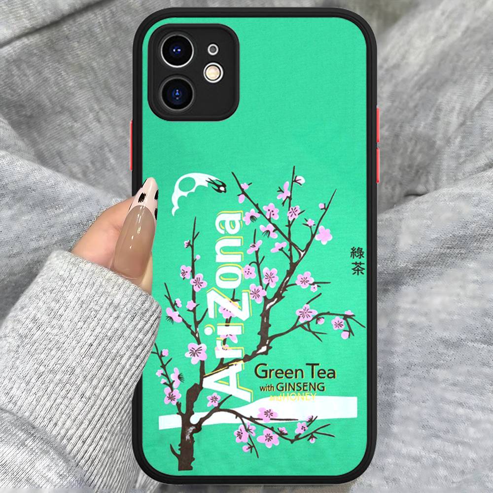 

Fashion Vaporwave AriZona Iced Tea Aesthetic Phone Case For IPhone 16 15 14 11 12 13 Pro Max Plus 12 XS Max Back Cover Matte iphone 14pro max