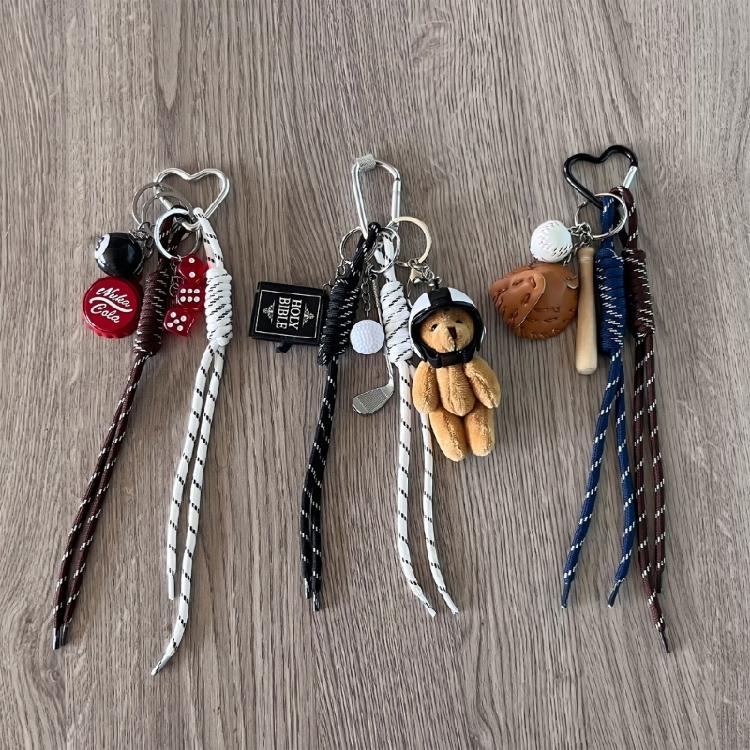 Lightweight Rope Keychain Pendant Accessory Fashionable Hanging Decoration For Purses Backpacks Handbag Accessories