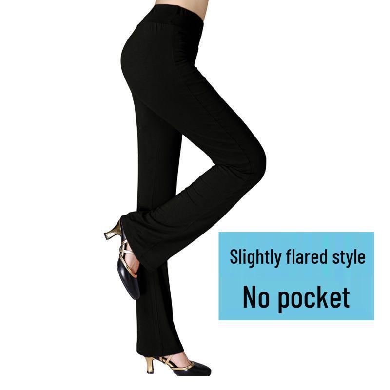 

Women s Modal Micro Flare Dance Pants - Thickened for Autumn/Winter XL