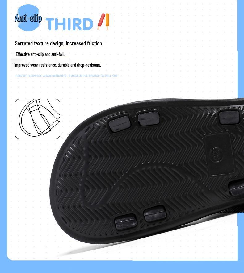 Cool Soft Sole Outdoor Boys' Sandals - Summer Versatile & Simple Style for Primary School Students