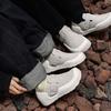 Grubosolne podwyższające Birkenstocki wiosna nowe brzydkie urocze buty z dużą głową skórzane buty jednolite buty codzienne buty na platformie buty Doudou