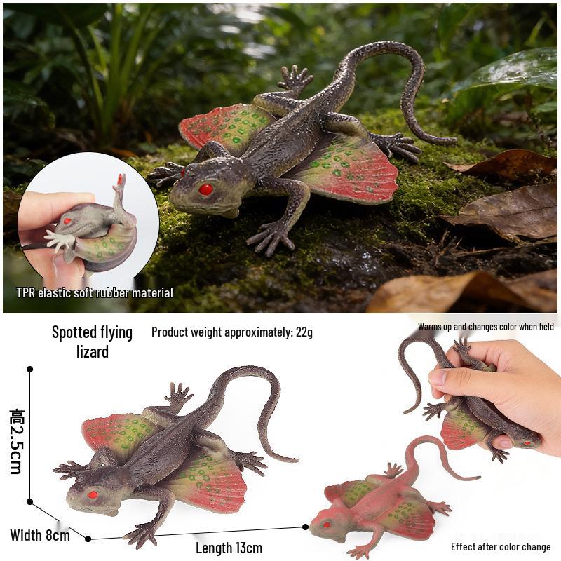 Kids' Marine Animal Model Stress Relief Toy Set: Pufferfish, Octopus, Crab, Shark, Dunkleosteus