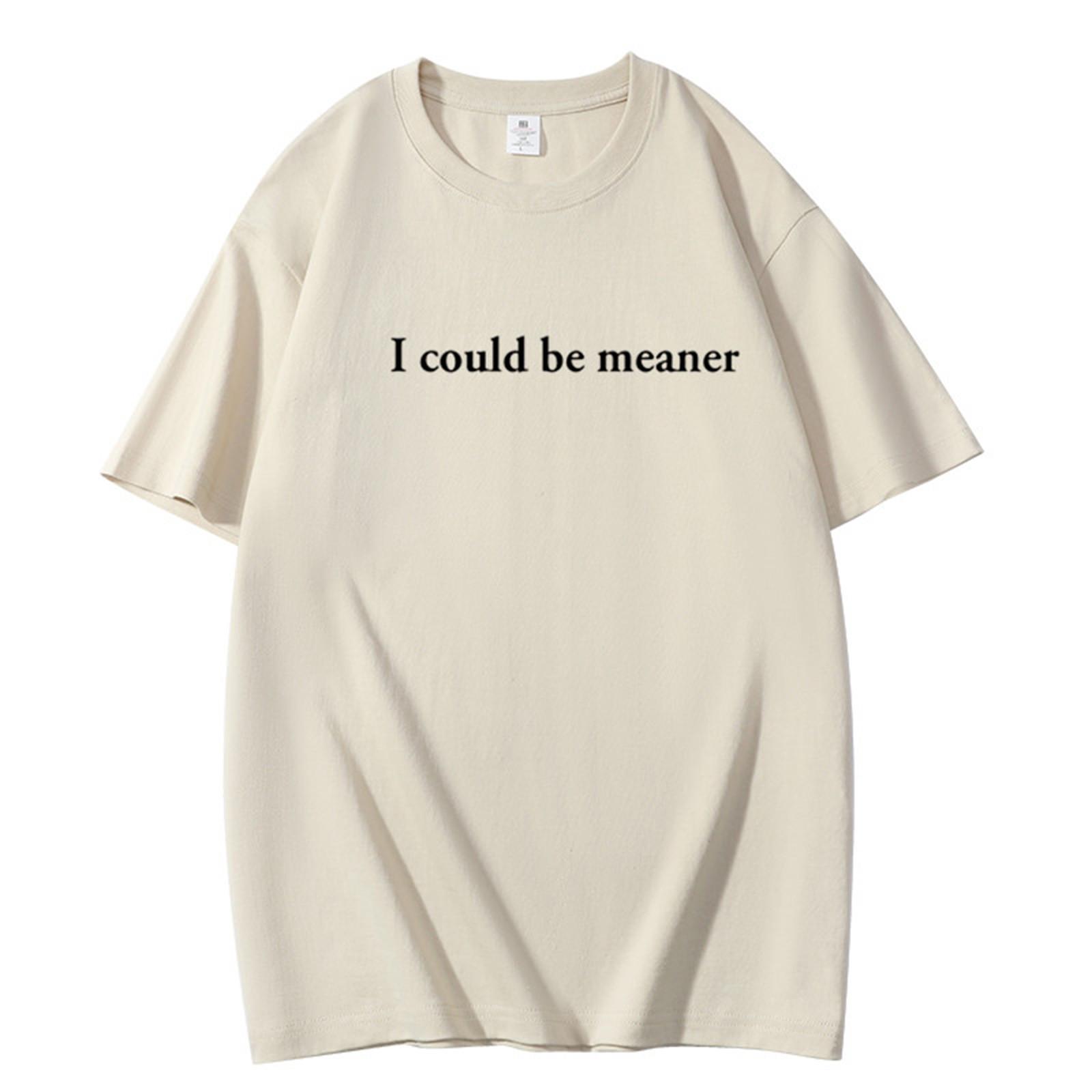 

Футболка унисекс, повседневный свободный топ, удобная футболка с круглым вырезом L бежевый