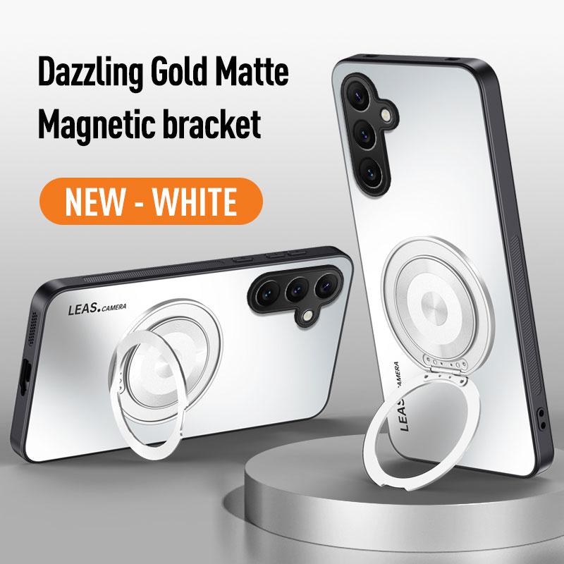 

Для Samsung A05 A06 A14 A15 A16 A35 A36 A56 A24 A34 A54 A25 A35 A55 A17 Магнітна кільцева підставка Задня кришка для телефону Кільце Захисна кришка Galaxy A54 білий