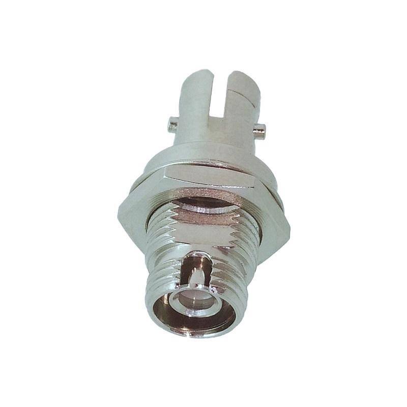 Fiber Optic Connector Adapter Flange Plug Coupler, Single/Multi-mode, Single/Double Core Options